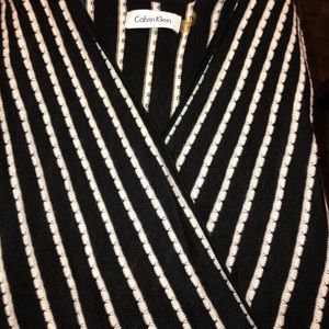 Black and white Calvin klan dress